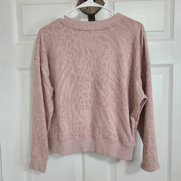 Calvin Klein Woman's Pink Long Sleeve Crewneck Sweatshirt, Size: Small - Picture 9 of 14